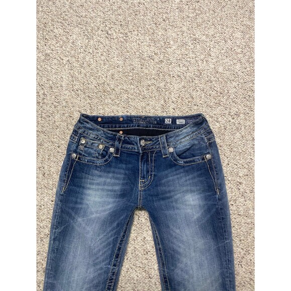 28 Miss Me Low Rise Embellished Signature Boot - Picture 3 of 9